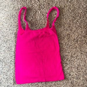 Free People Intimacy Tank Bright Pink
